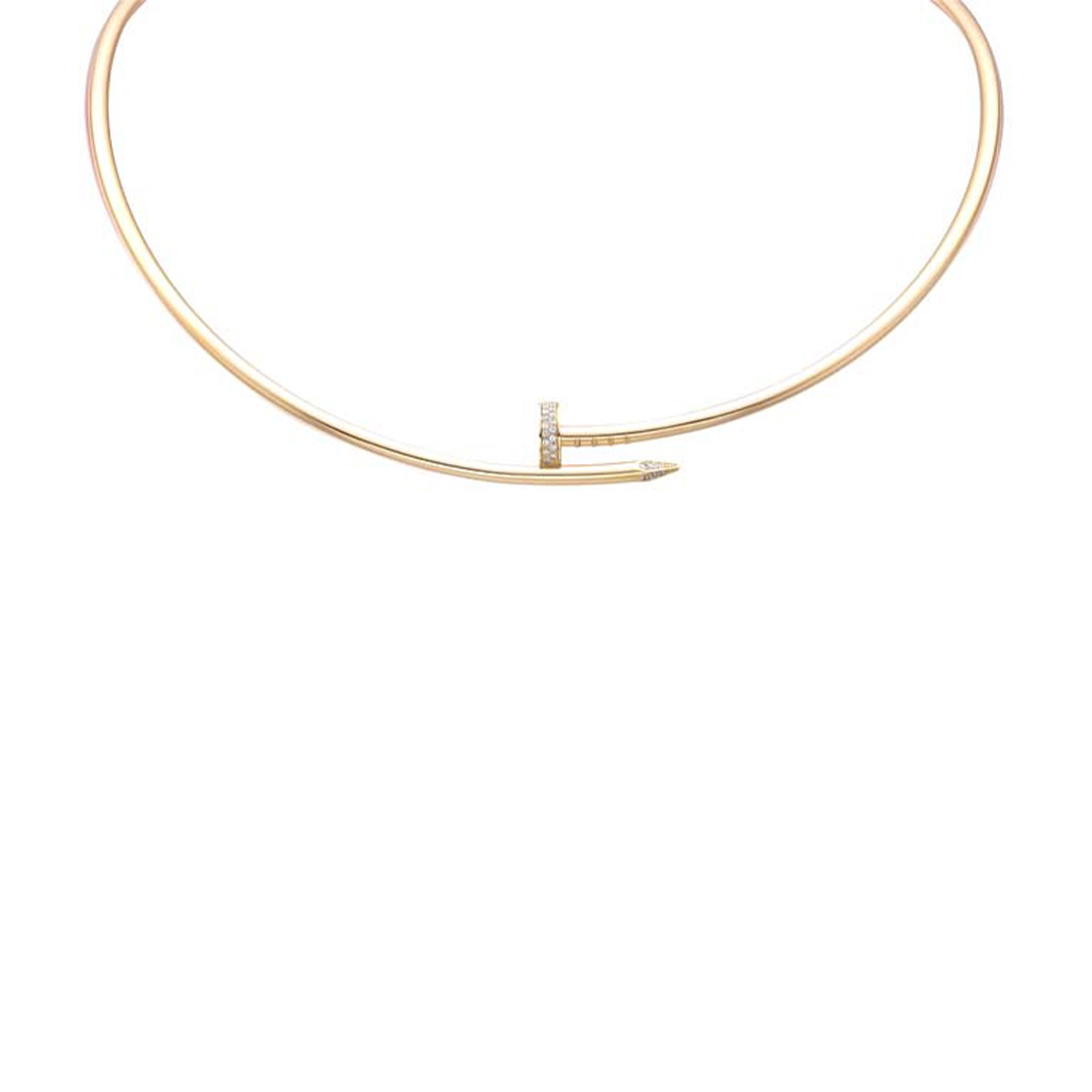 ca*t*er juste un clou choker necklace, small model, Di*m*nds n7424422